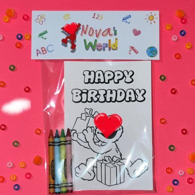 Elmo Coloring Pages Party Favors: Sesame Street Crayons