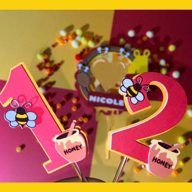Winnie  Cupcake Toppers 24pk