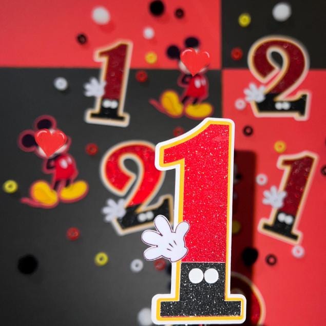Mickey & Minnie Cupcake Toppers 24pk