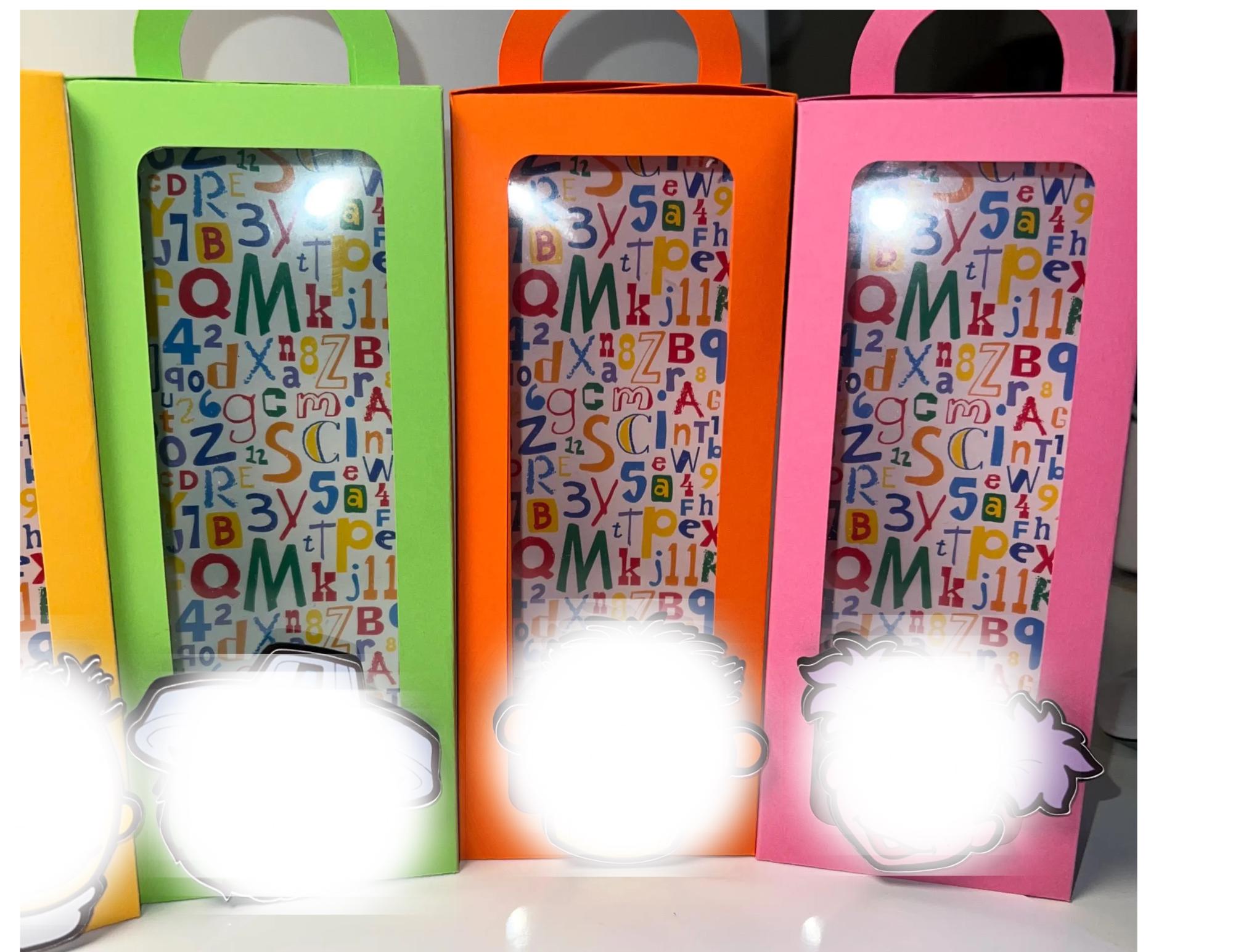 Sesame Street Party Favor Boxes: Elmo Theme Treat Boxes
