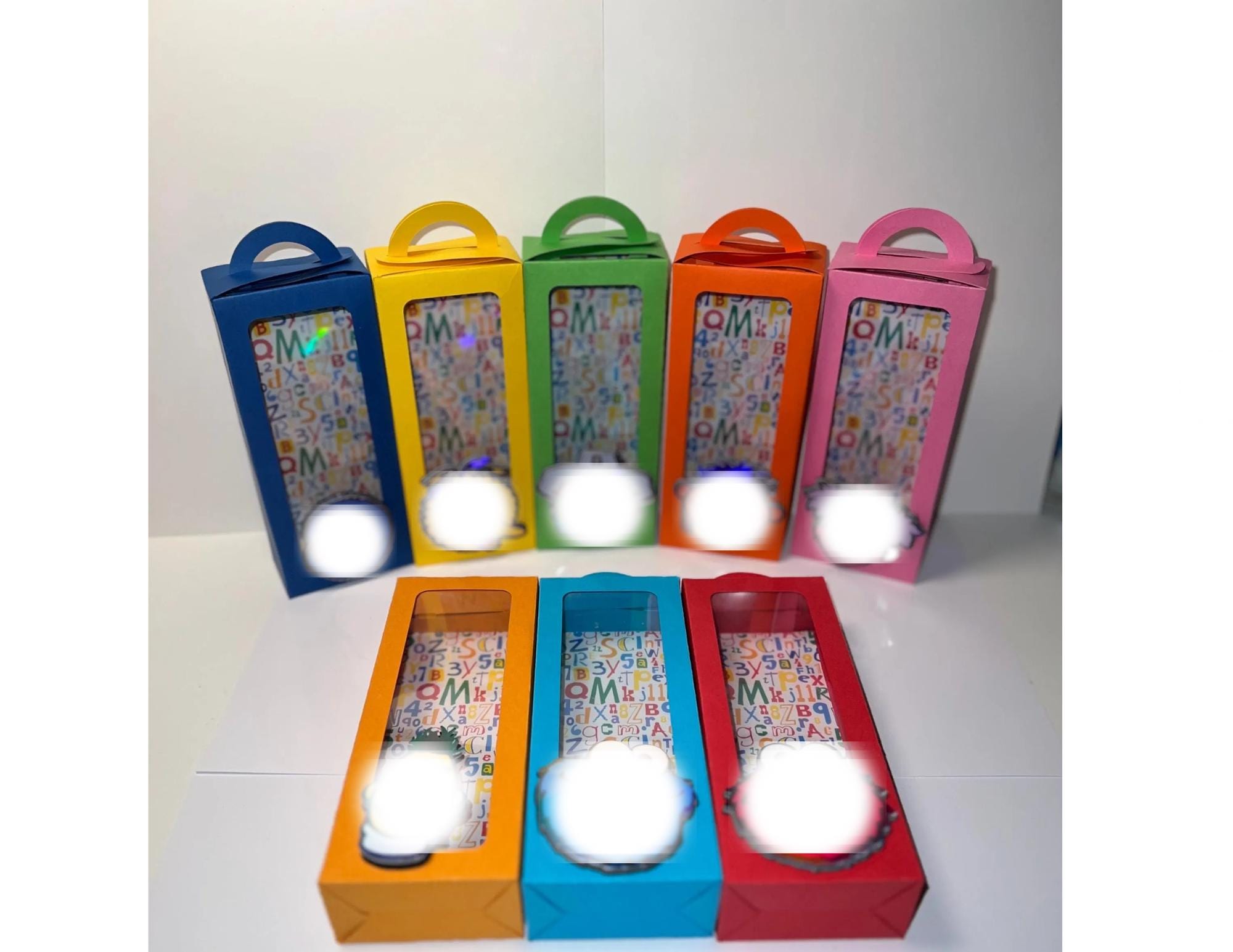 Sesame Street Party Favor Boxes: Elmo Theme Treat Boxes