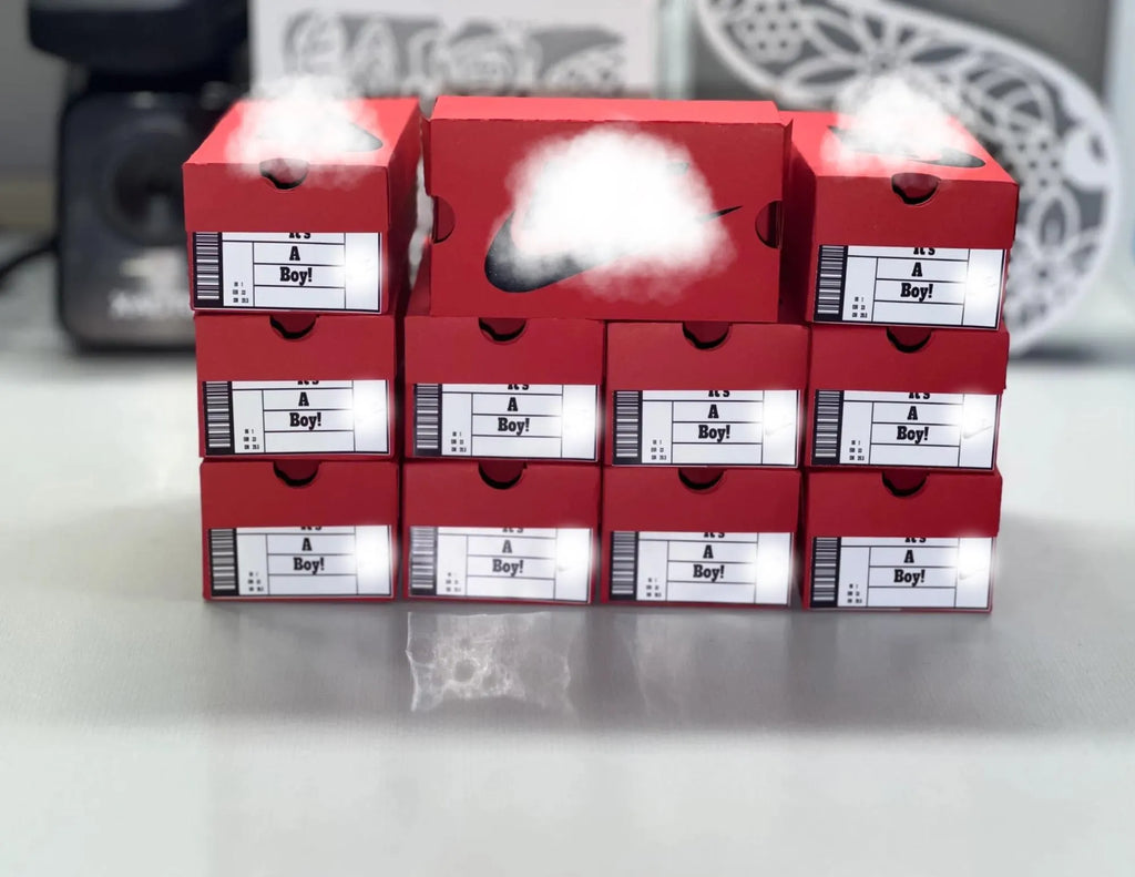 Personalized Sneaker Box Party Favors