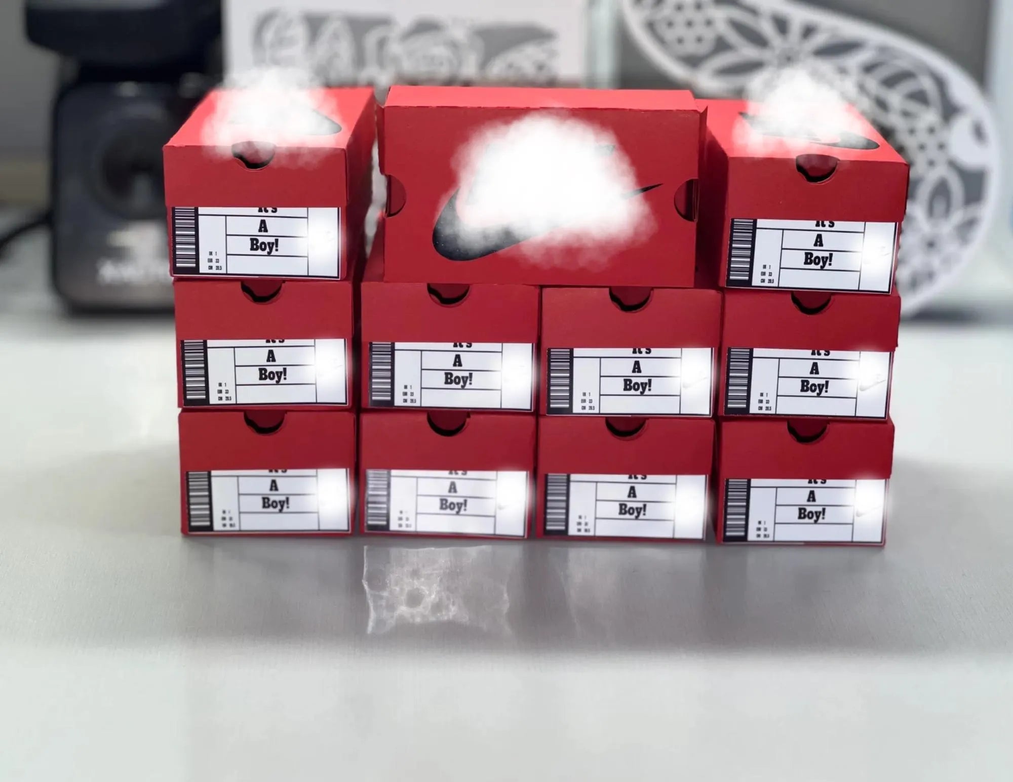 Personalized Sneaker Box Party Favors